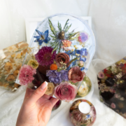 Blüten-Bogen - Form der Brautstraußkonservierung